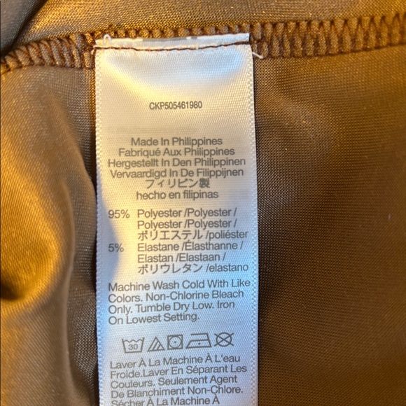 Madewell Rich Brown Velvet Tee - Picture 3 of 3